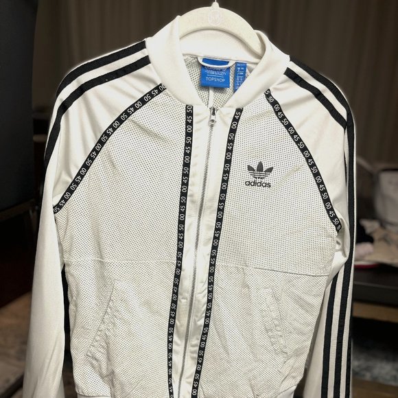 ADIDAS White Sport Jacket - Picture 1 of 3
